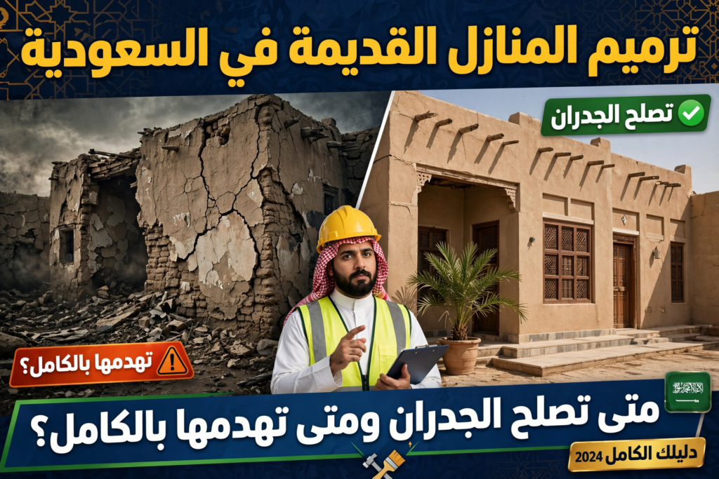 جنيف القديمة في السعودية والمساكن قبل الهدم.
