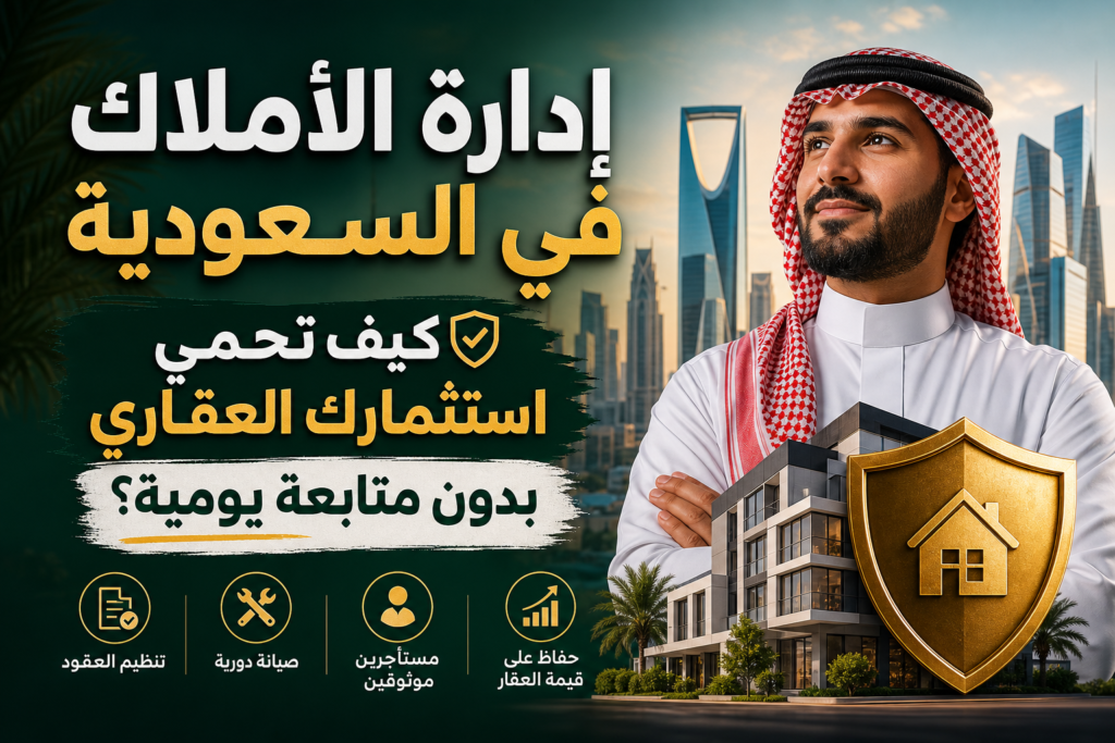 شركة إدارة الأملاك في السعودية لتشغيل العقارات السكنية والتجارية.
